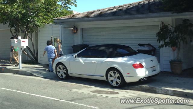 Bentley Continental spotted in Malibu, California