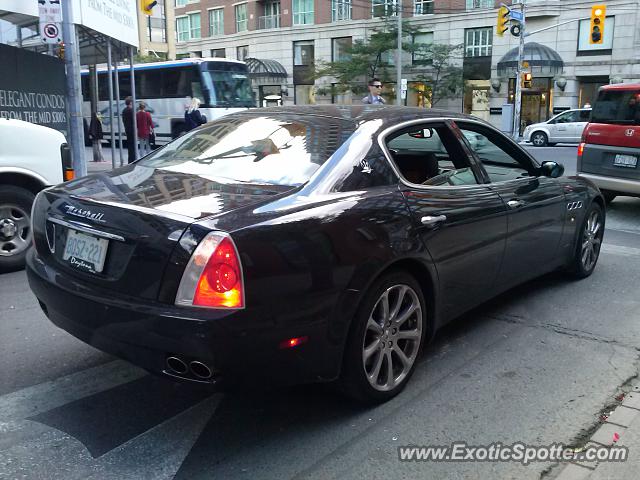 Maserati Quattroporte spotted in Toronto, Canada