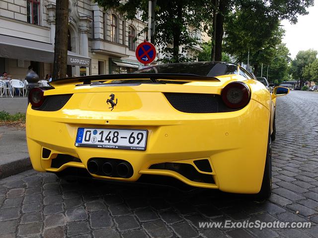 Ferrari 458 Italia spotted in Berlin, Germany