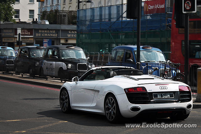 Audi R8 spotted in London, United Kingdom