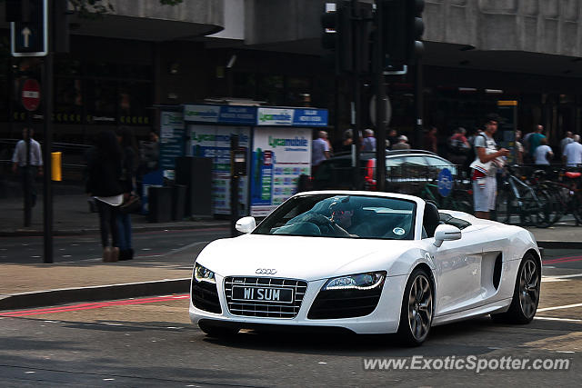 Audi R8 spotted in London, United Kingdom