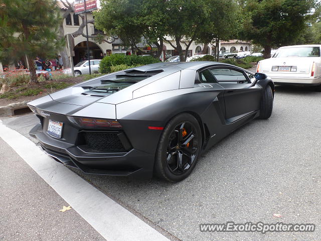 Lamborghini Aventador spotted in Carmel, California