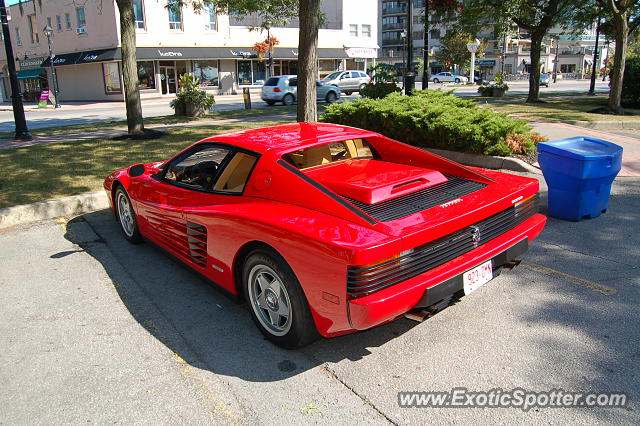 Ferrari Testarossa spotted in Burlington, Canada