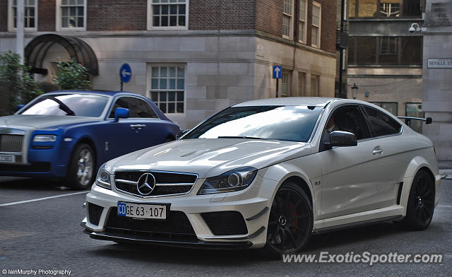 Mercedes C63 AMG Black Series spotted in London, United Kingdom