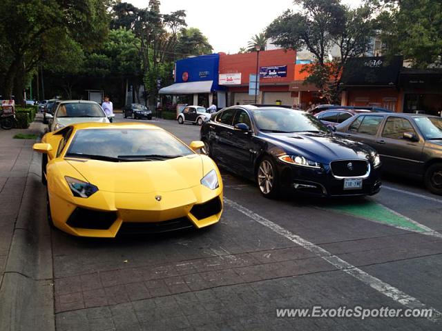 Lamborghini Aventador spotted in Mexico City, Mexico