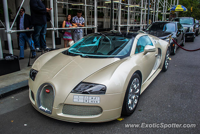 Bugatti Veyron spotted in Manhattan, New York