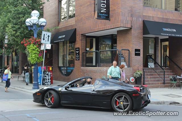 Ferrari 458 Italia spotted in Toronto, Canada