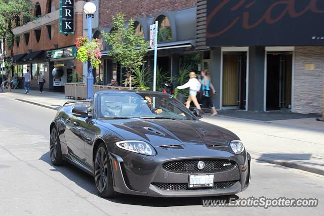 Jaguar XKR-S spotted in Toronto, Canada