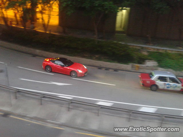 Ferrari California spotted in Hong Kong, China