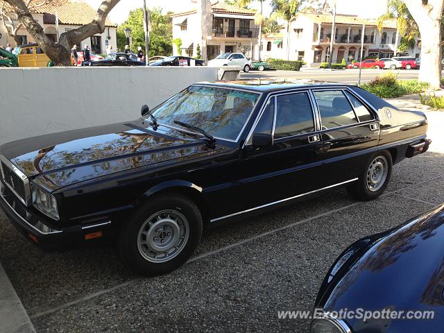 Maserati Quattroporte spotted in Montecito, California