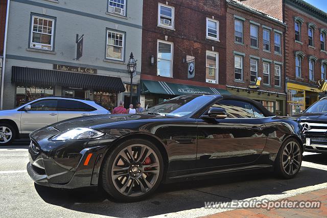 Jaguar XKR-S spotted in Portsmouth, New Hampshire