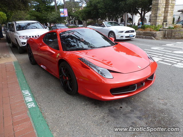 Ferrari 458 Italia spotted in Carmel, California