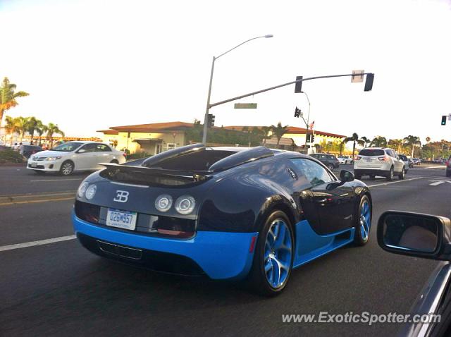 Bugatti Veyron spotted in Coronado, California