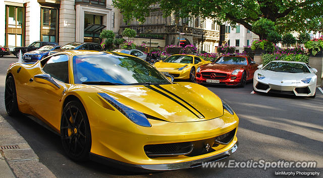 Ferrari 458 Italia spotted in London, United Kingdom