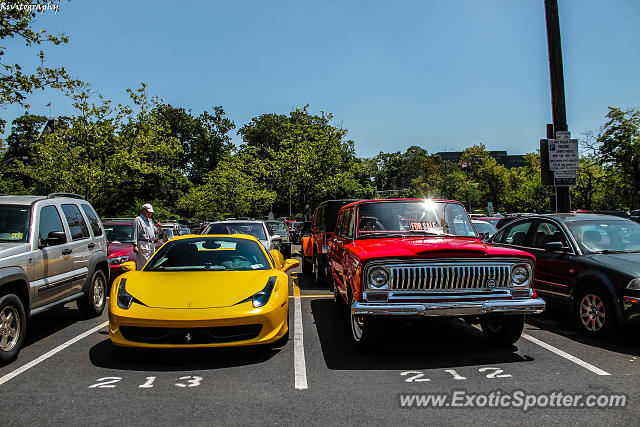 Ferrari 458 Italia spotted in Greenwich, Connecticut