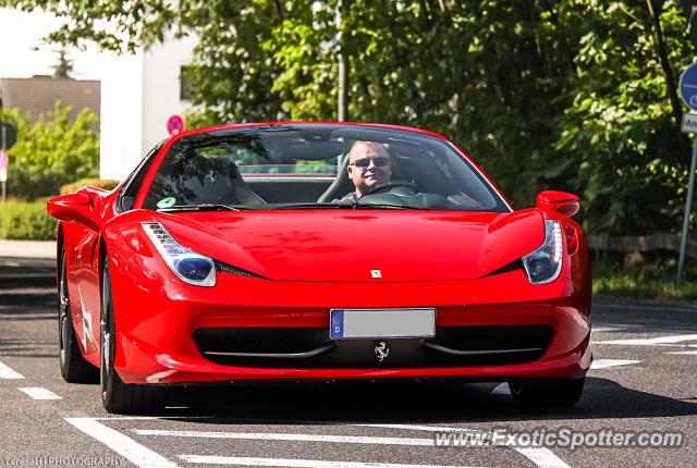 Ferrari 458 Italia spotted in Hockenheim, Germany