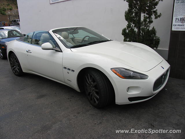 Maserati GranCabrio spotted in Universal city, California