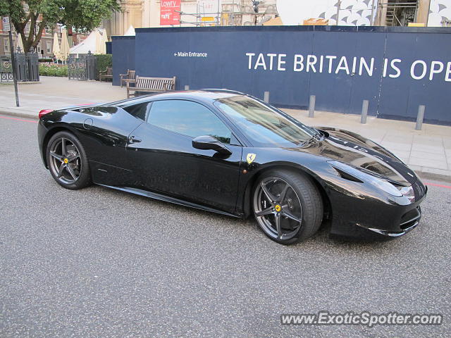 Ferrari 458 Italia spotted in London, United Kingdom