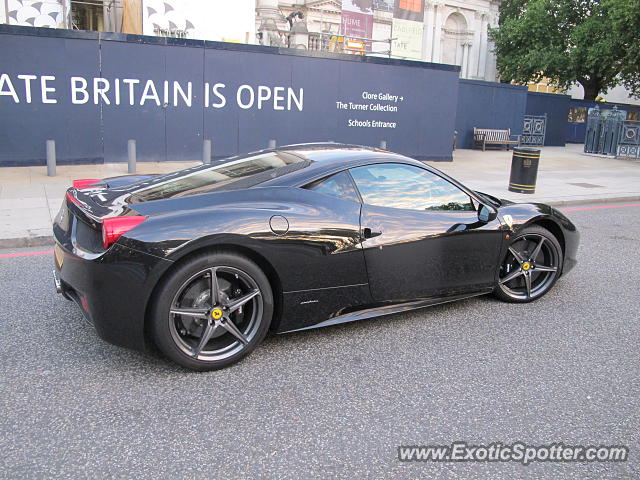 Ferrari 458 Italia spotted in London, United Kingdom