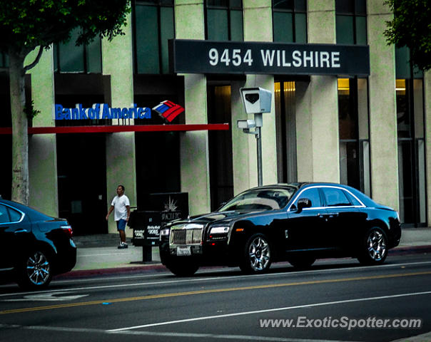 Rolls Royce Ghost spotted in Beverly Hills, California
