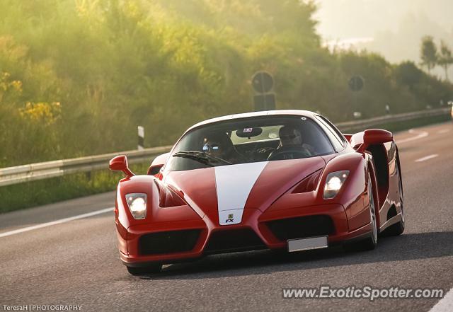 Ferrari Enzo spotted in A6, Germany