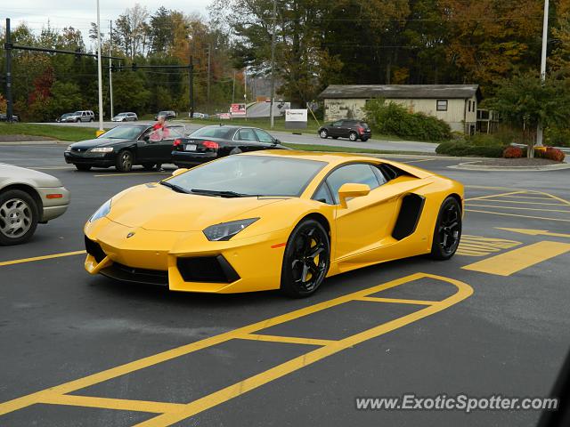 Lamborghini Aventador spotted in Asheville, North Carolina