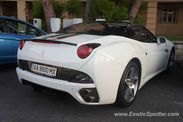 Ferrari California spotted in Monaco, Monaco