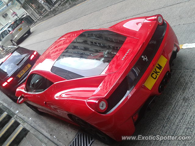 Ferrari 458 Italia spotted in Hong Kong, China