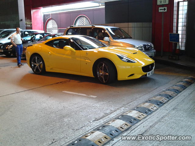 Ferrari California spotted in Hong Kong, China