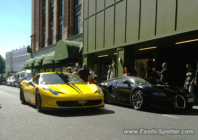 Ferrari 458 Italia spotted in London, United Kingdom