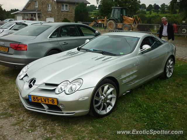 Mercedes SLR spotted in Bastogne, Luxembourg