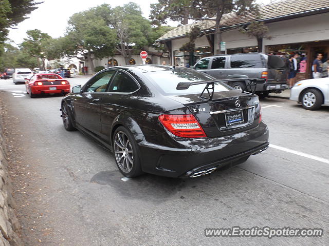 Mercedes C63 AMG Black Series spotted in Carmel, California