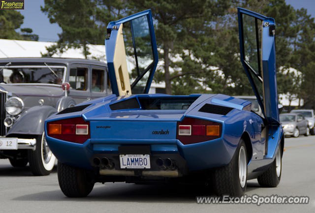 Lamborghini Countach spotted in Pebble Beach, California