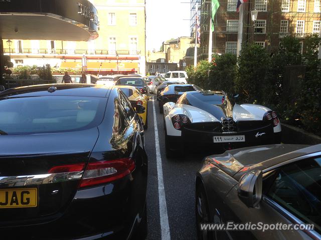 Pagani Huayra spotted in London, United Kingdom