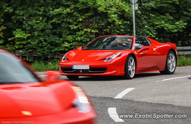 Ferrari 458 Italia spotted in Hockenheim, Germany