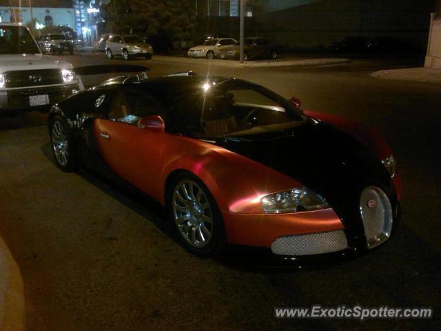 Bugatti Veyron spotted in Riyadh, Saudi Arabia