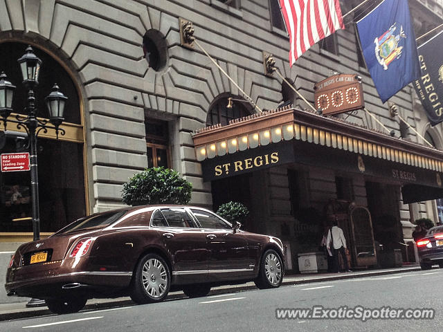 Bentley Mulsanne spotted in Manhattan, New York