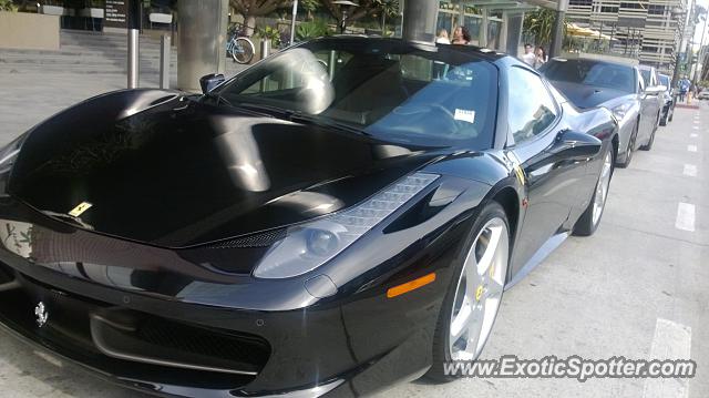 Ferrari 458 Italia spotted in Santa Monica, California