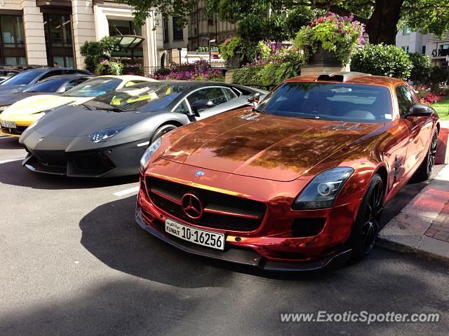 Mercedes SLS AMG spotted in London, United Kingdom