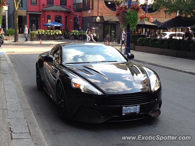 Aston Martin Vanquish spotted in Toronto, Canada