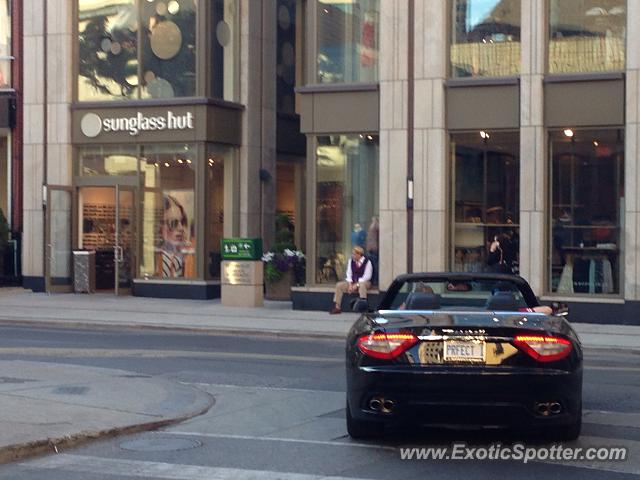 Maserati GranCabrio spotted in Toronto, Canada