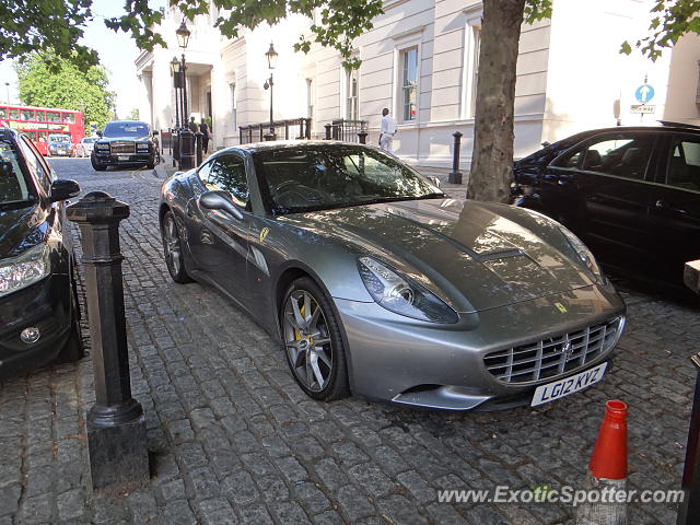 Ferrari California spotted in London, United Kingdom