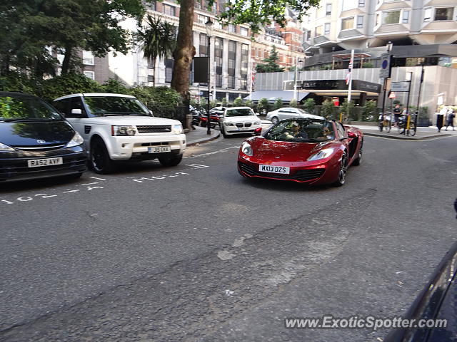 Mclaren MP4-12C spotted in London, United Kingdom