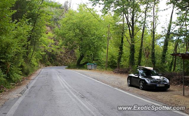 Porsche 911 spotted in Taygeto Mountain, Greece