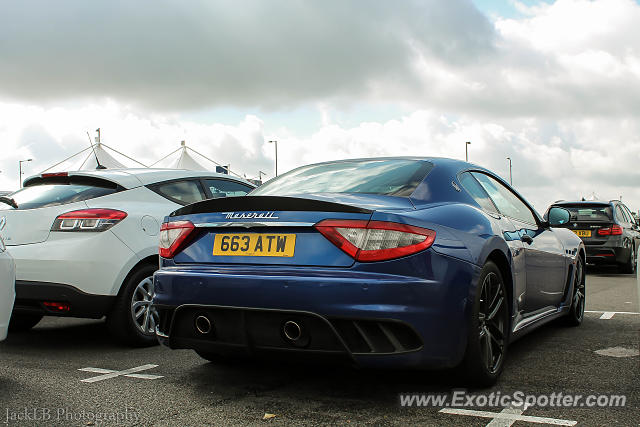 Maserati GranTurismo spotted in Silverstone, United Kingdom