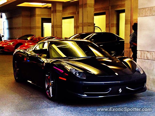 Ferrari 458 Italia spotted in Toronto, Canada