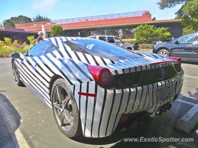 Ferrari 458 Italia spotted in Monterey, California