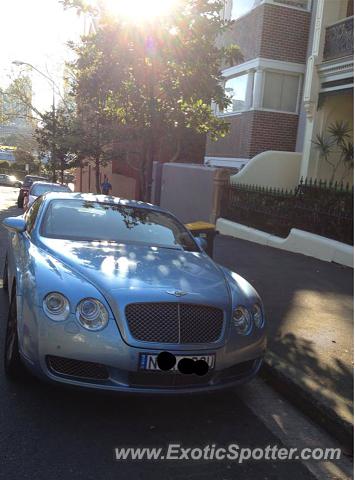 Bentley Continental spotted in Sydney, Australia