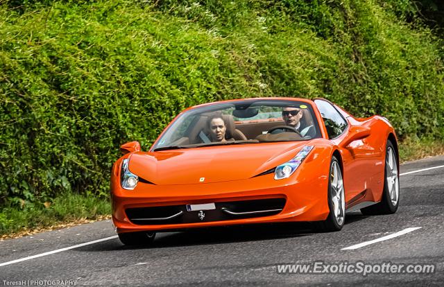 Ferrari 458 Italia spotted in Hockenheim, Germany