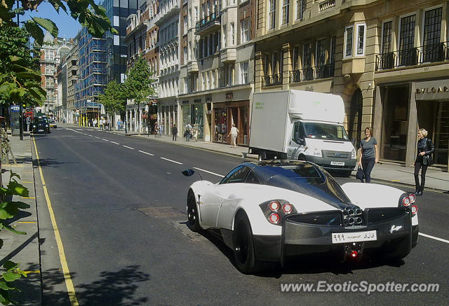 Pagani Huayra spotted in London, United Kingdom